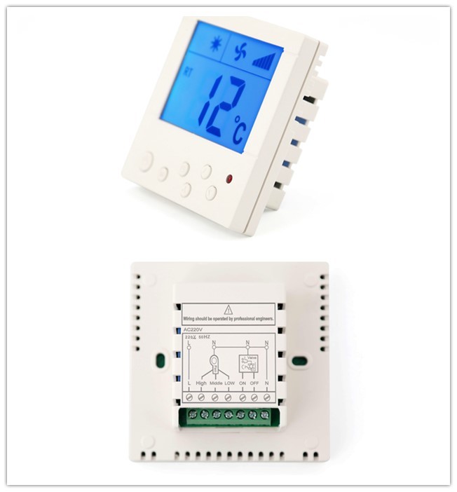 Remote Control Fan Coil Thermostat For Air Conditioner Controller