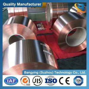 China Bending Processing 0.1mm Copper Foil for Customized Battery Strip Coil wholesale