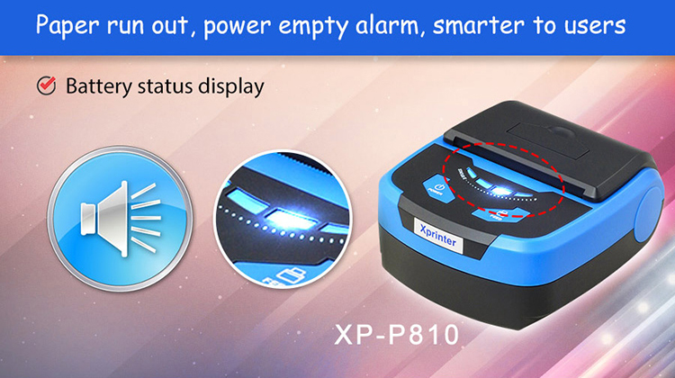80mm Thermal Receipt Printer P810 With USB+Blue-Tooth Interafce