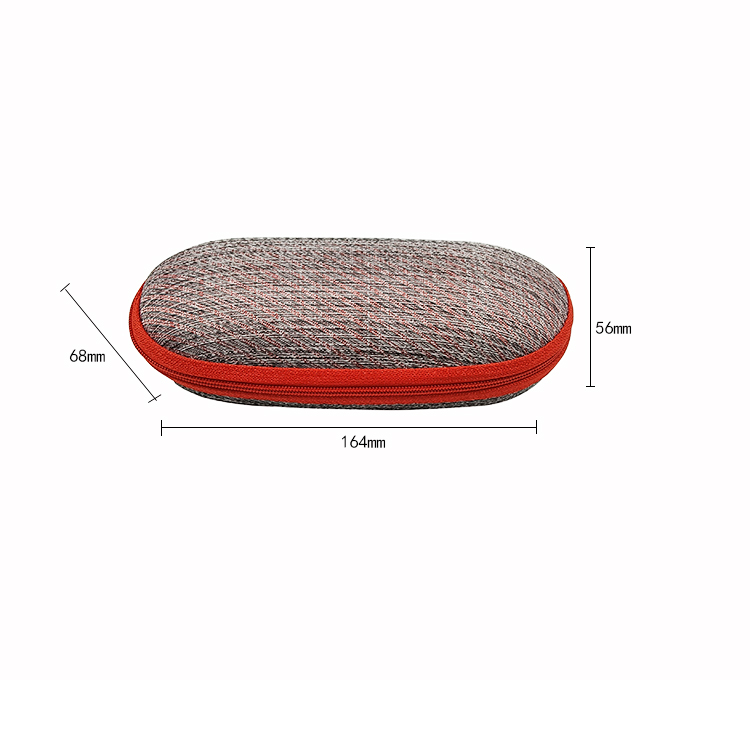 Customised Oxford Cloth Sunglass Cases Zip Up Glasses Case Anti Pressure