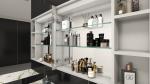 LED Mirror Cabinet Bathroom Vanity Set for Luxury Commercial Hotel Center by
