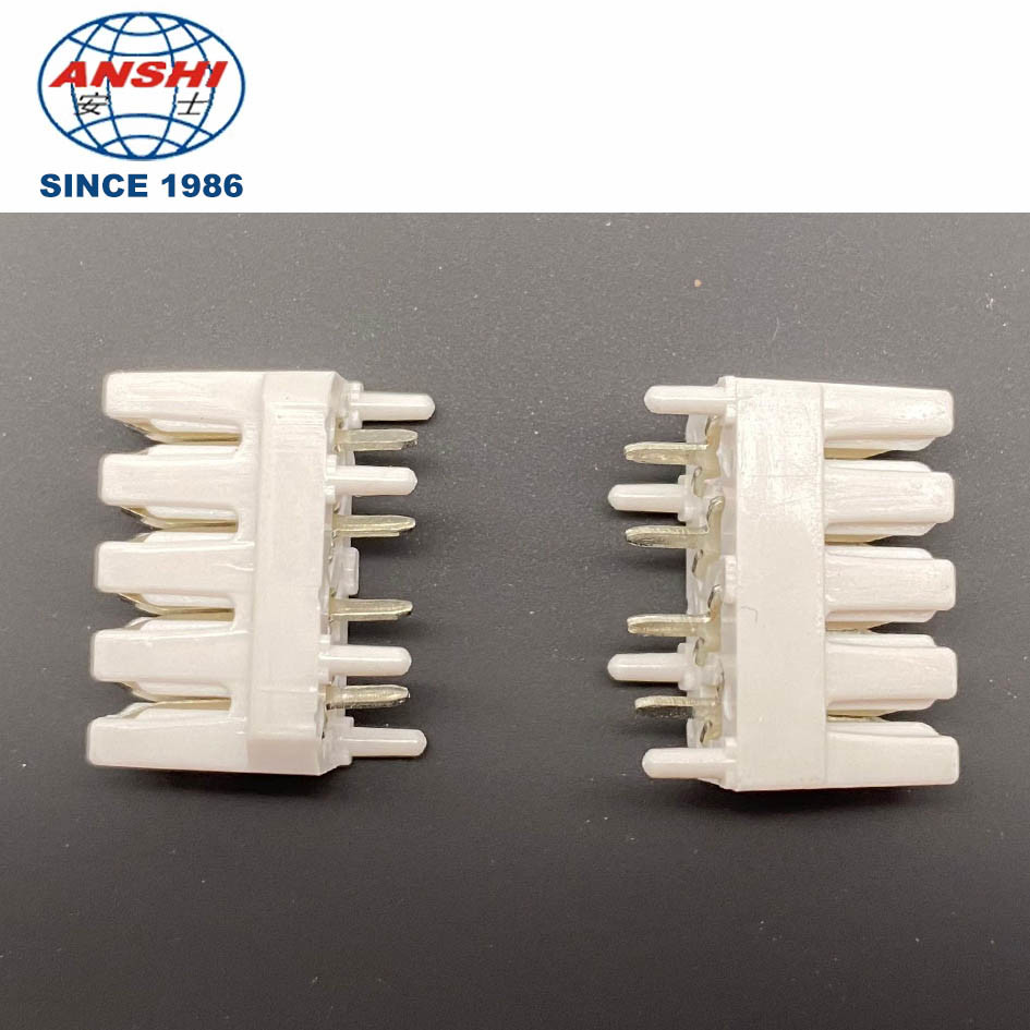 Krone Type 45 degree PCB IDC Terminal Block Connector 4 Pin Pitch 5.08mm
