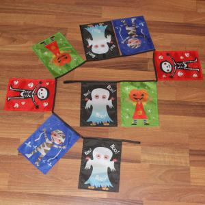China Hallowen Rectangle Flag Bunting Ghost Zambie Skeleton Pumpkin Mixed wholesale