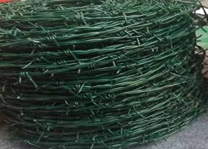 China PVC Coated Galvanized Barbed Wire Farm Fence 2.0mm OEM / ODM Accepted wholesale