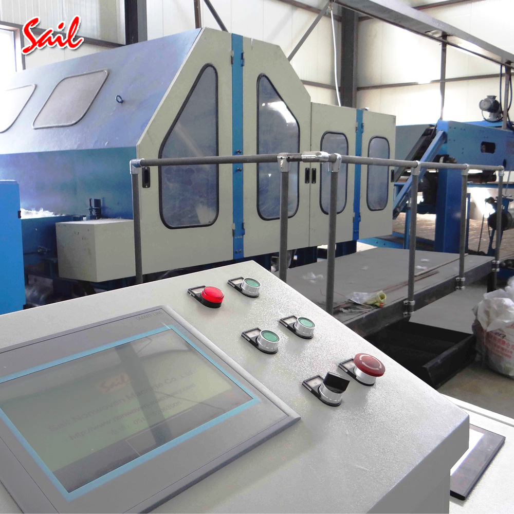 Nonwoven sintepon fiber carding machine polyester fiber making machines