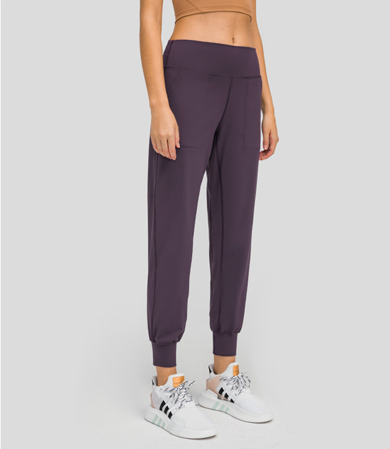 Side Pocket Women's Loose Jogger Pants Athletic Breathable Running Sweatpants