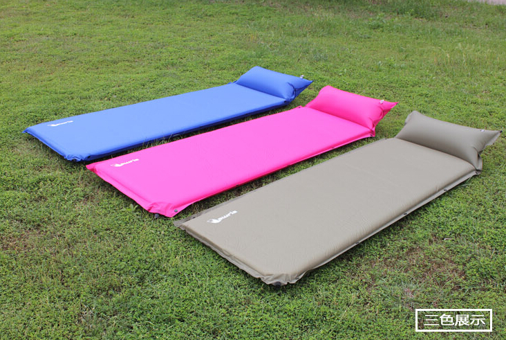 Single Self Inflating Camping Sleeping Roll Up Memory Foam Mat Camp Mat 5cm thickness camp mat
