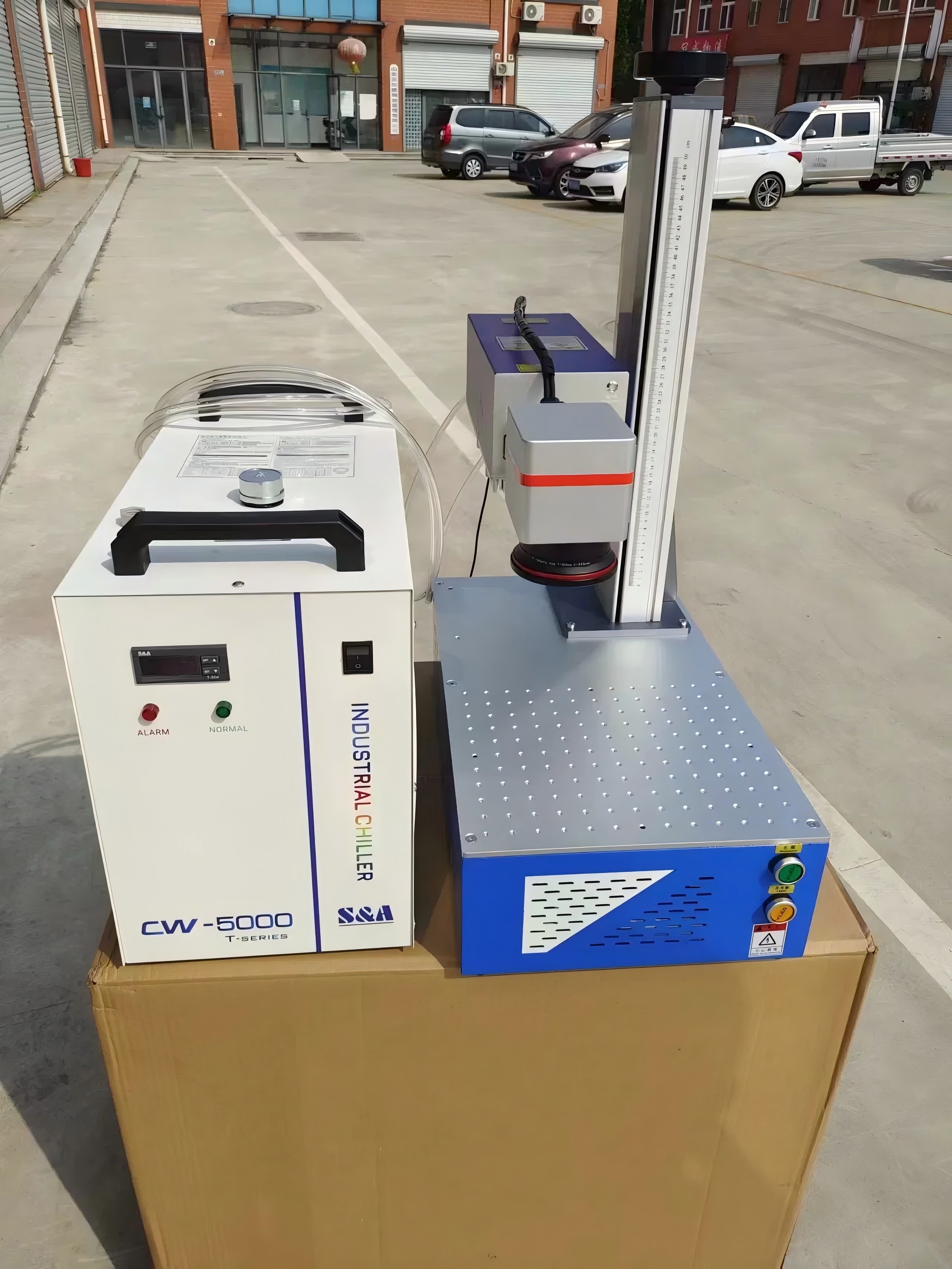 Multifunctional UV Laser Marker Laser Printer For Metal Glass Plastic Wood Leather