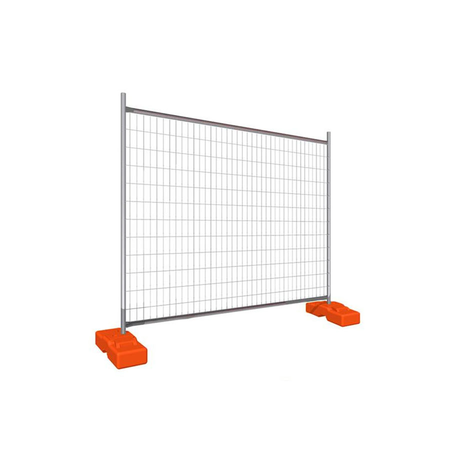 Welded pipe metal Galvanized Steel Temporary Fence