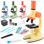 Student Science And Biology Experimental Equipment Plastic 1200 Times Microscope