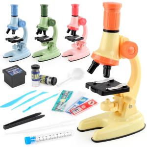 China Student Science And Biology Experimental Equipment Plastic 1200 Times Microscope Toy wholesale