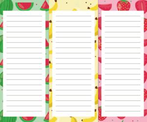 China CE Kitchen Magnetic Fridge Notepads Meal Planner Magnetic Pad wholesale