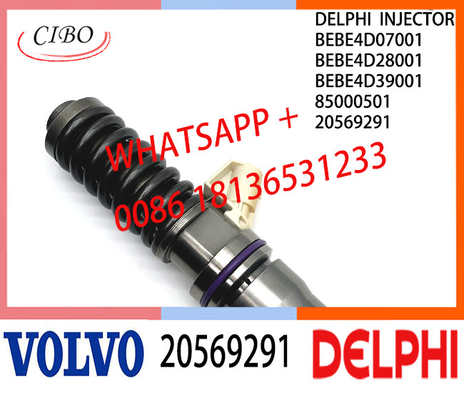 Common Rail Fuel Diesel Injector 20569291 BEBE4D07001 BEBE4D28001 BEBE4D39001 85000501 E3.18 for VOL D12 3139
