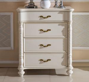 China Concise Living Room Furniture white cabinet wooden drawers chest wholesale