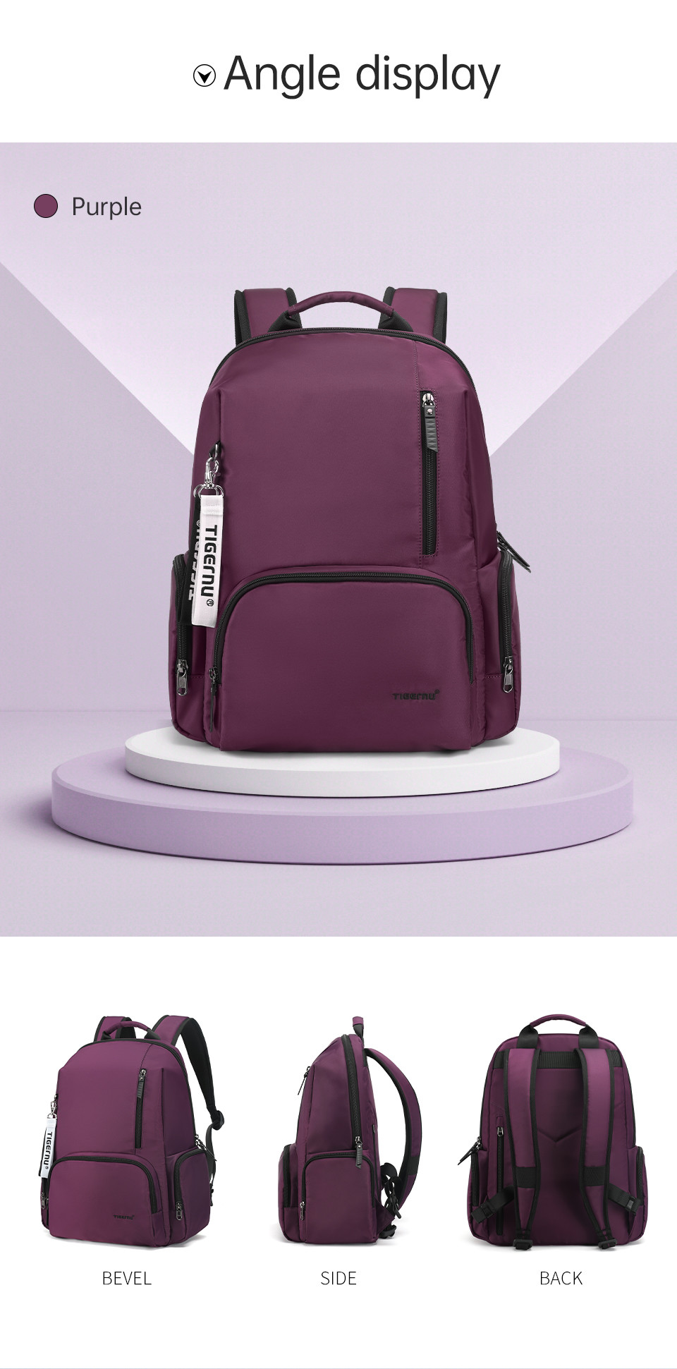 290D Oxford Travel Laptop Backpacks Mochila School Backpack For Teens