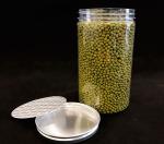 Custom Transparent Plastic Jar Containers Custom Logo Printing Paper Carton
