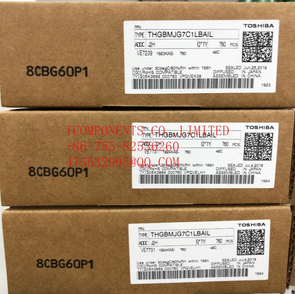 THGBMJG7C1LBAIL TOSHIBA 16GB NAND 15NM EMBEDDED MULTIMEDIA CHIP (EEPROM) (ALT: THGBMJG7C1LBAIL)