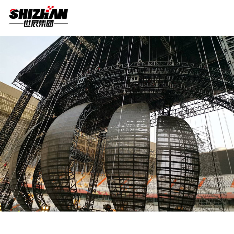 OEM Light Duty and Medium Duty Heavy Duty Truss for Stage Roof Box Lift Tower Sleeve Block