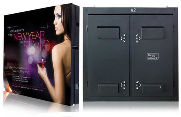 Iron Cabinet Full Color Outdoor Fixed LED Display SMD P6 Screen Naked Eye 3D Viewing