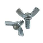 304 Stainless Steel Hex Head Bolts Carbon Steel Wing Nut Screw Bolt M3-M10