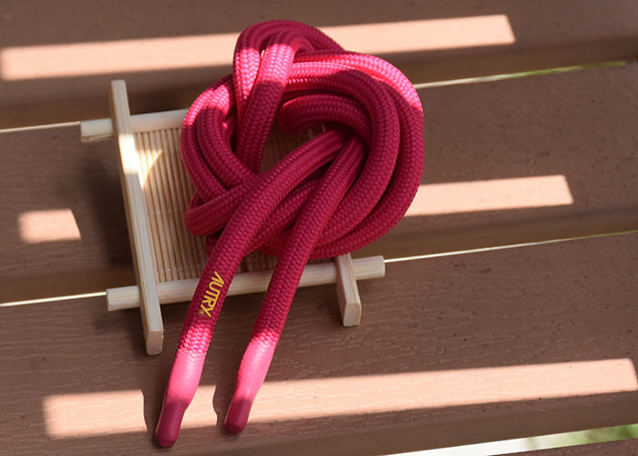 Custom Logo Printed Polyester Hoodie Drawstring Cord Silicone Tips