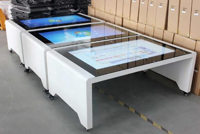 43 Inch Smart Kids Game Touch Screen Table / Kids Education LCD Multi-Touch Windows Drafting Table