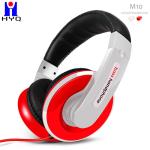 ABS Heavy Bass Wired Earphones 1.2m Over Ear Headphones With Mic Wired
