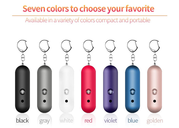 Alarmas Personales Self Defense Stick Tasergun Key Chain Women Defence Tools Safety Keychain