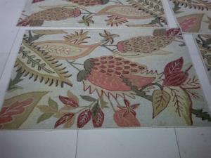 China Flower acrylic home rug wholesale