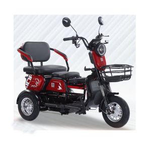 Double Row Small Household Elderly Pick Up Leisure Electric Tricycle