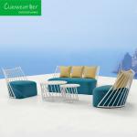 Patio Furniture Modern Design Aluminum Garden Sofa Set Patio Villa Sofa Outdoor