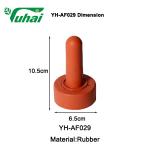 10.5x6.5cm Lamb Bottle Teats Cow Feeding Rubber Feeding Nipples For Feeder