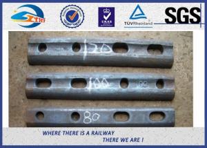 China Track Railway Fish Plate Plain / Oxide Black for Standard Steel Rail wholesale