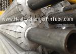 Serrated Extruded Heat Exchanger aluminum Fin Tube , A179 seamless Carbon Steel
