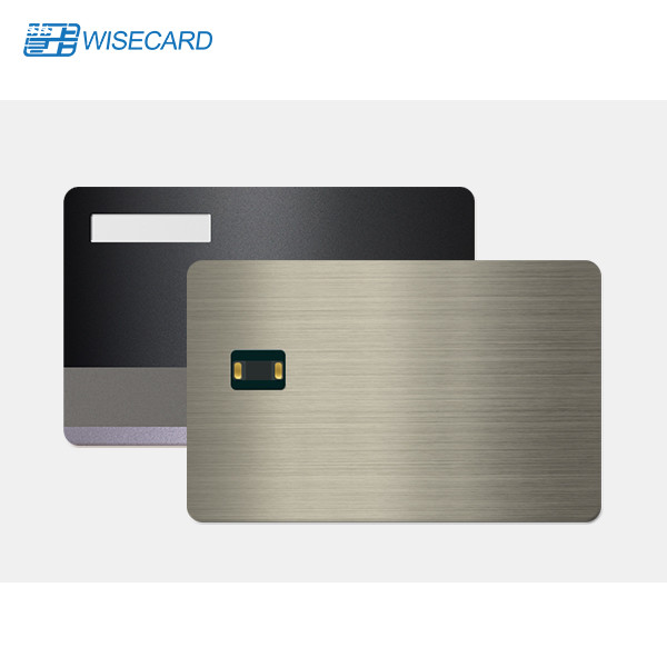 Wisecard WCT Smart Credit Card Metallic NFC Cards For Digital Signature Authentication