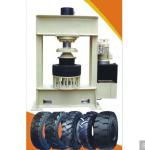 Steel Forklift Spare Parts 80 - 200 Ton White Color Solid Tire Press Machine