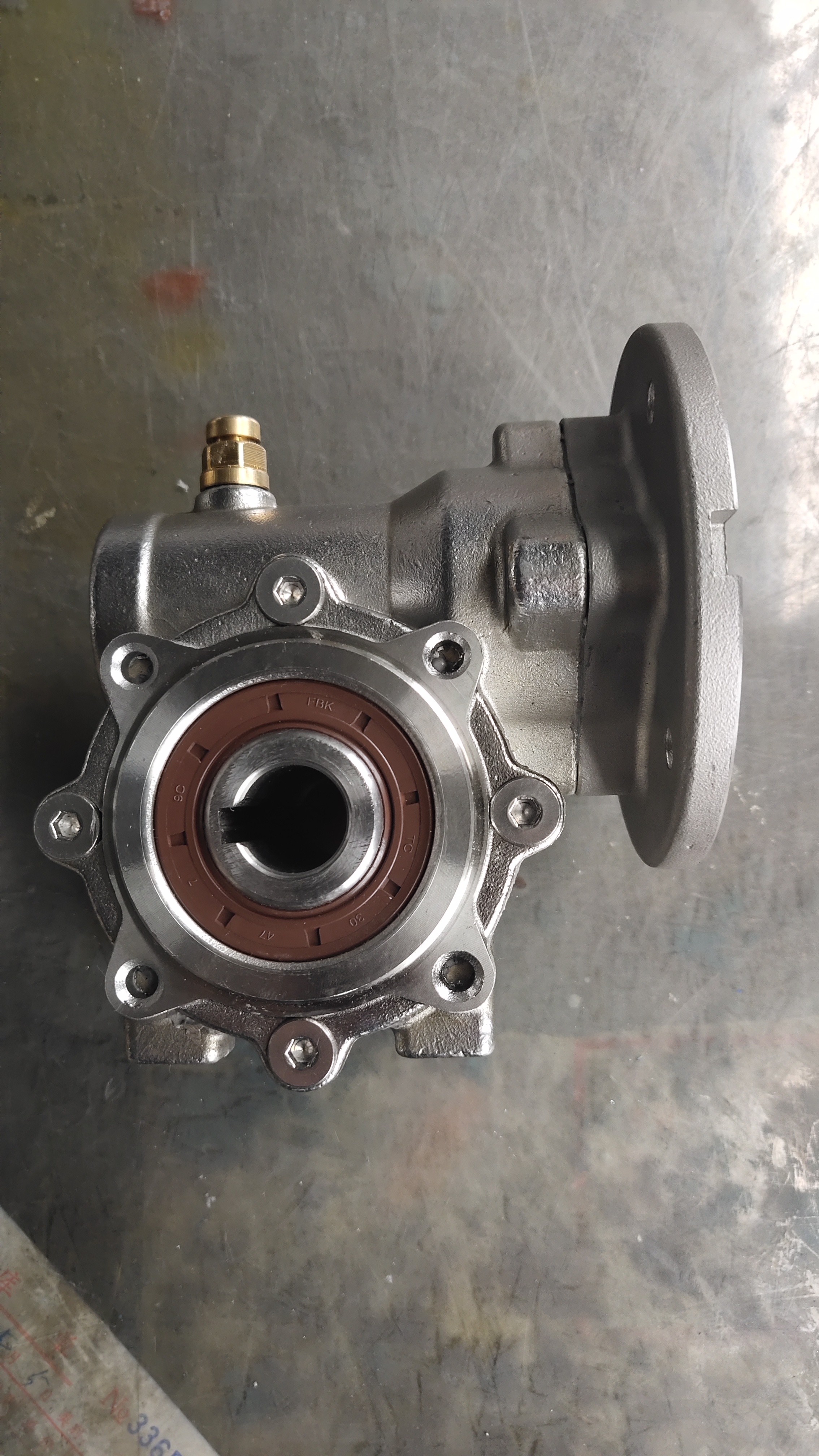 VF40 SS Stainless Steel Worm Gear Reducers In Sewage Treatment