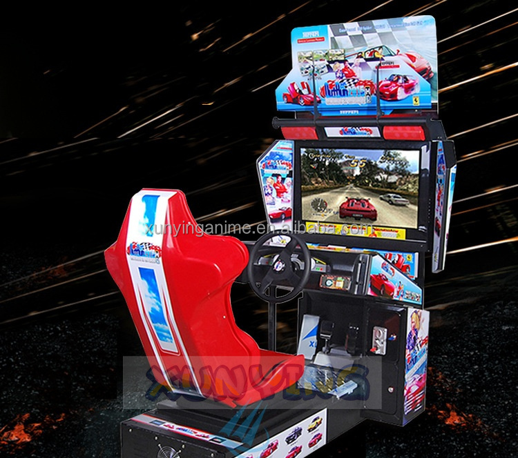 32 Inch Racing Game Coin Operated Driving Motor Outrun Arcade Machine for Ages 8 Years