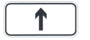 China Low Cost Rectangular Shaped Sign Outdoor Direction Sign White and Black Traffic Plate On Sale wholesale