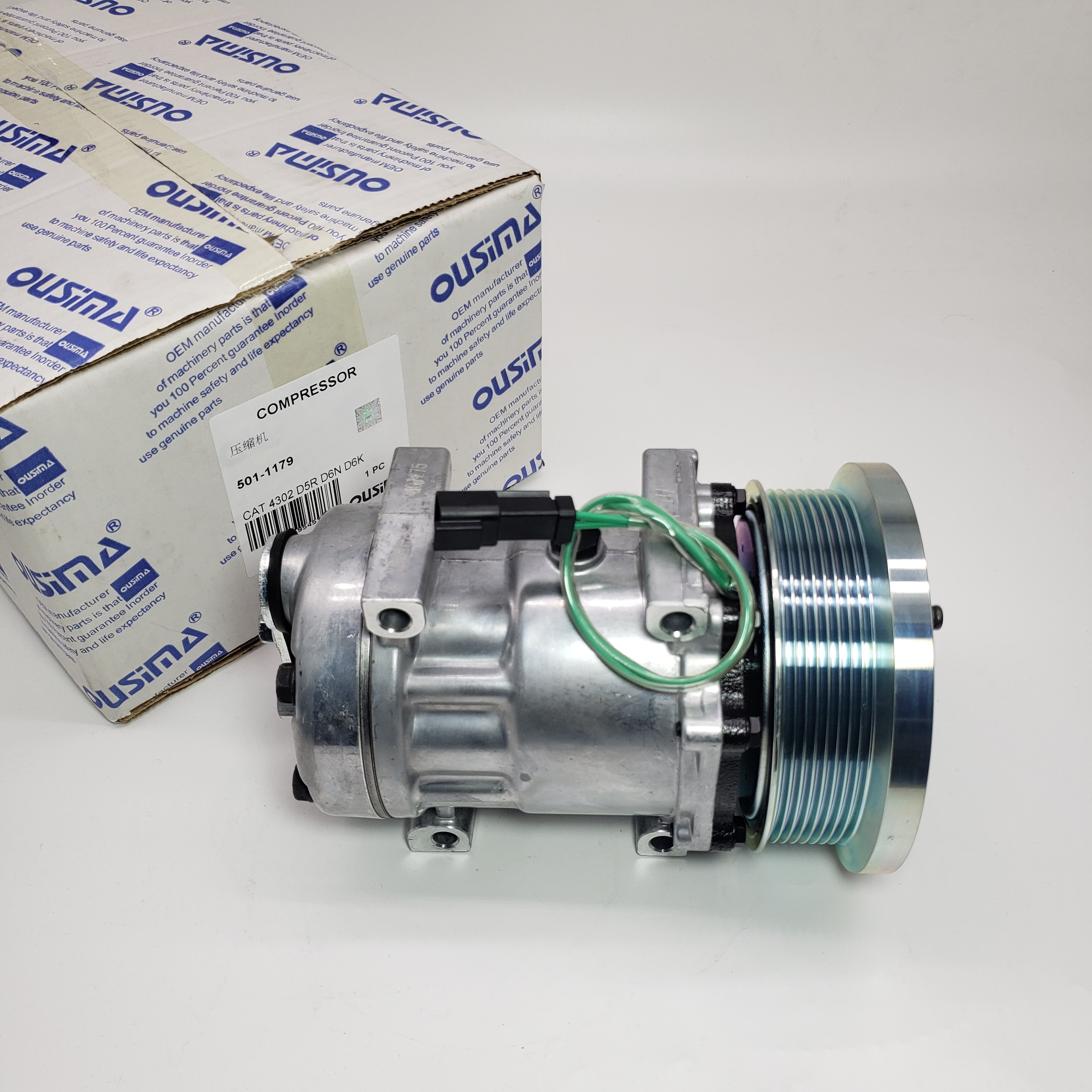501-1179 5011179 Air Conditioning Compressor For CAT 4302 D5R D6N D6K