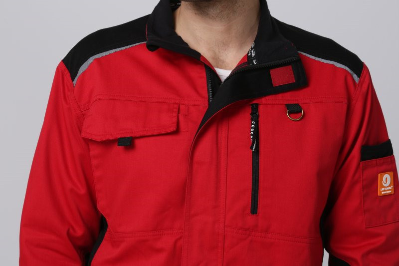 Outside 250gsm Mens Work Uniforms Microfleece Inside Spring Work Jackets