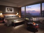 Custom Rosewood Veneer Modern Bedroom Furniture / 5 Star Hotel Furniture