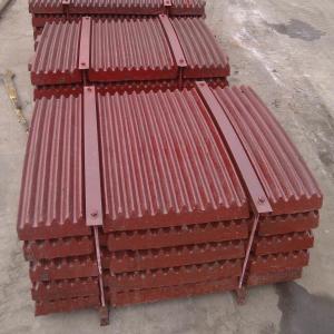 China High Manganese Steel Crusher Spare Parts Jaw Plate For Longer Lifespan wholesale
