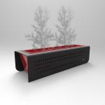 Waterproof L1490xW500xH400mm Garden Metal Flower Pots