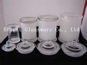 China Wholesale glass jars for candles in stock wholesale