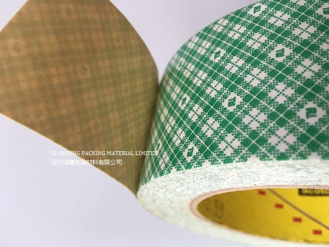 410M 0.15mm Double Sided Rubber Adhesive Tape , RoHS Double Coated Adhesive Tape