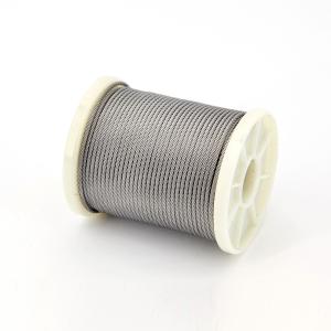 China Stainless Steel Wire Rope 6*19S+IWR 6mm -32mm Nominal Diameter For Bridge Cable wholesale