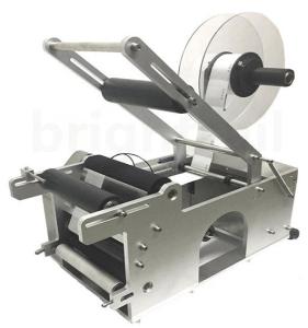 China Cylinder Desktop 10pcs/Min Semi Automatic Bottle Labeling Machine wholesale