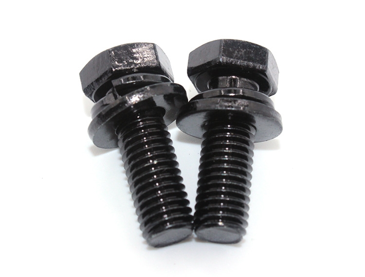 Assorted M4-M12 Grade 8.8/10.9/12.9 Hex Bolts with Spring Lock Plain Washer Assemblies