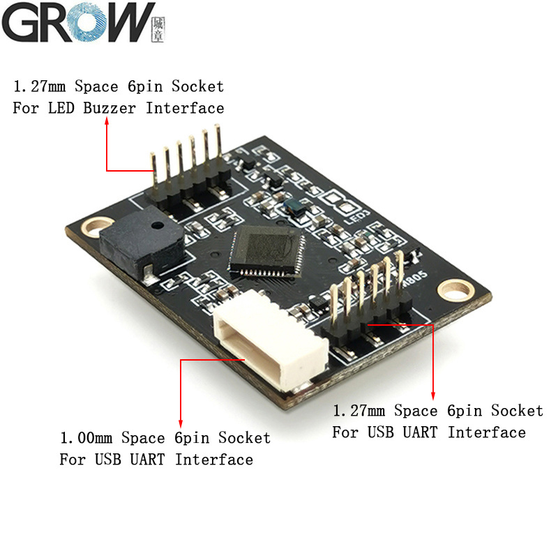 Grow GM805 Series DC5V USB/Ttl232 Barcode Scanner 1d/2D Qr Bar Code Reader